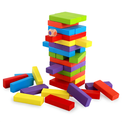 Jumbo Stackers: Wooden Block Stacking Game