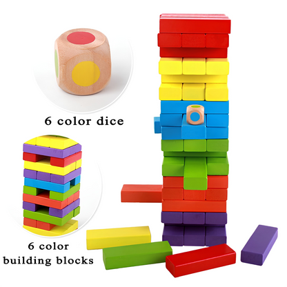 Jumbo Stackers: Wooden Block Stacking Game