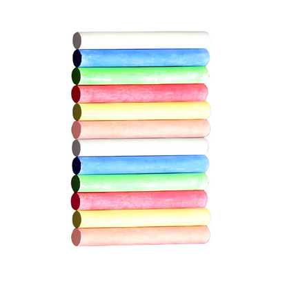 Sidewalk/Blackboard Chalk, Non-toxic (12 pcs)